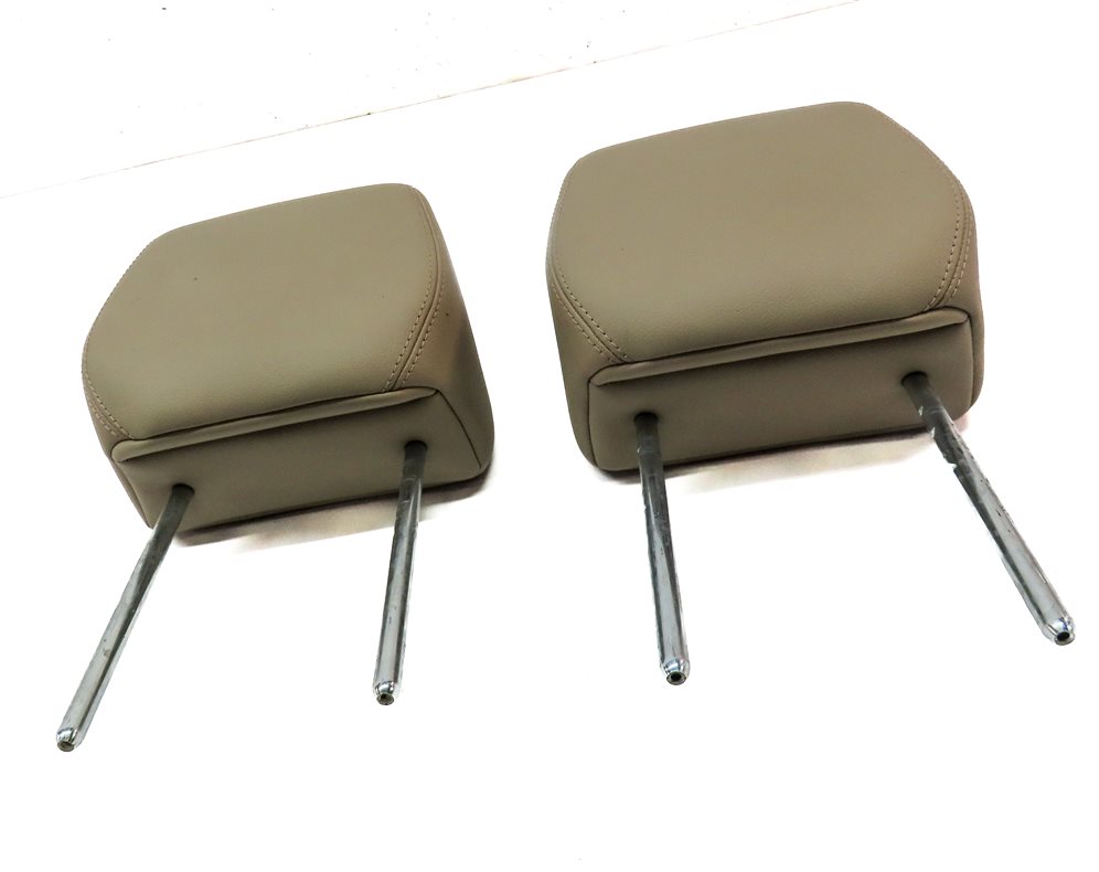 Thumbnail 3: 12-15 LAND RANGE ROVER EVOQUE L538 FRONT LEFT RIGHT SEAT HEADREST SET 2 (ALMOND)