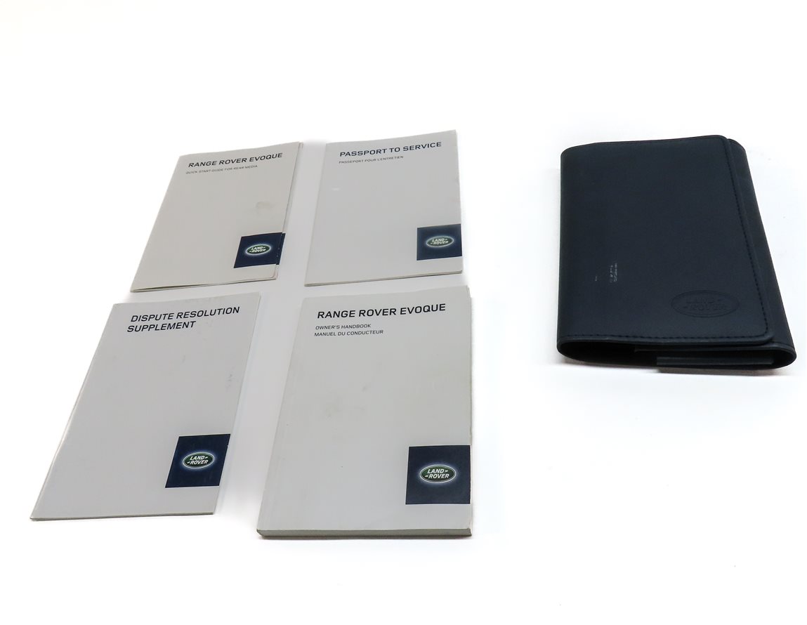 Thumbnail 2: 2016 RANGE ROVER EVOQUE (L538) 2.0L TURBO OWNERS MANUAL BOOKLET SET/5 w/ CASE