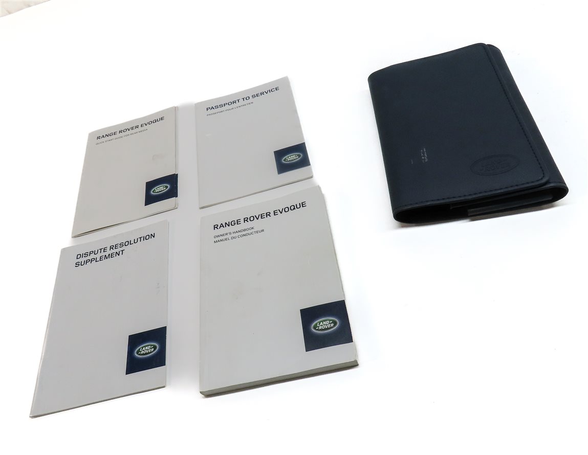 Thumbnail 3: 2016 RANGE ROVER EVOQUE (L538) 2.0L TURBO OWNERS MANUAL BOOKLET SET/5 w/ CASE