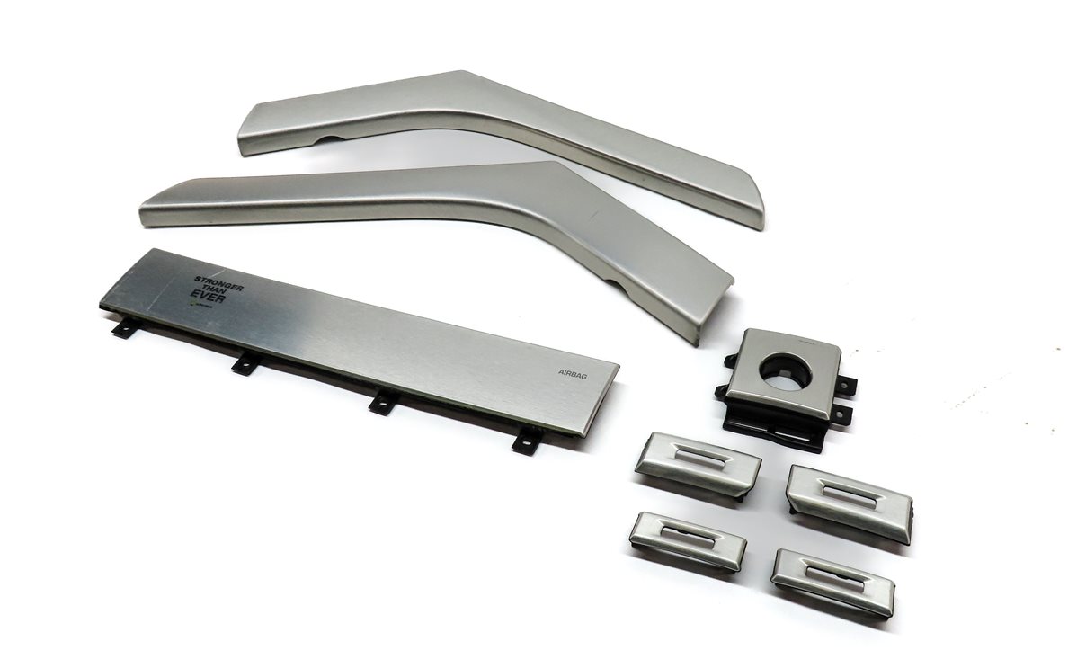 2016 RANGE ROVER EVOQUE (L538) INTERIOR DASH DOOR TRIM SET/ 8 (SATIN)