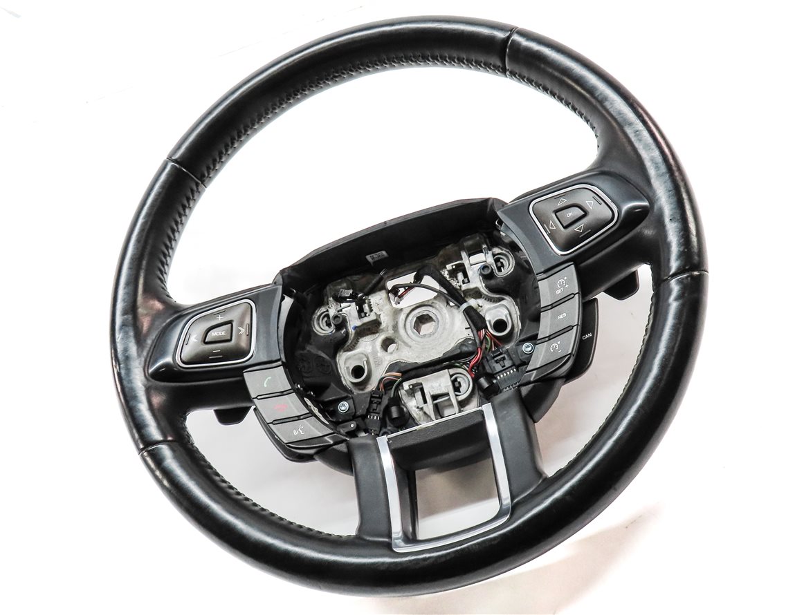 Thumbnail 3: 12-19 RANGE ROVER EVOQUE L538 STEERING WHEEL w/HEAT MEDIA CONTROL BUTTONS(BLACK)