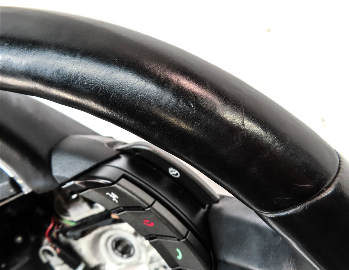 Thumbnail 8: 12-19 RANGE ROVER EVOQUE L538 STEERING WHEEL w/HEAT MEDIA CONTROL BUTTONS(BLACK)