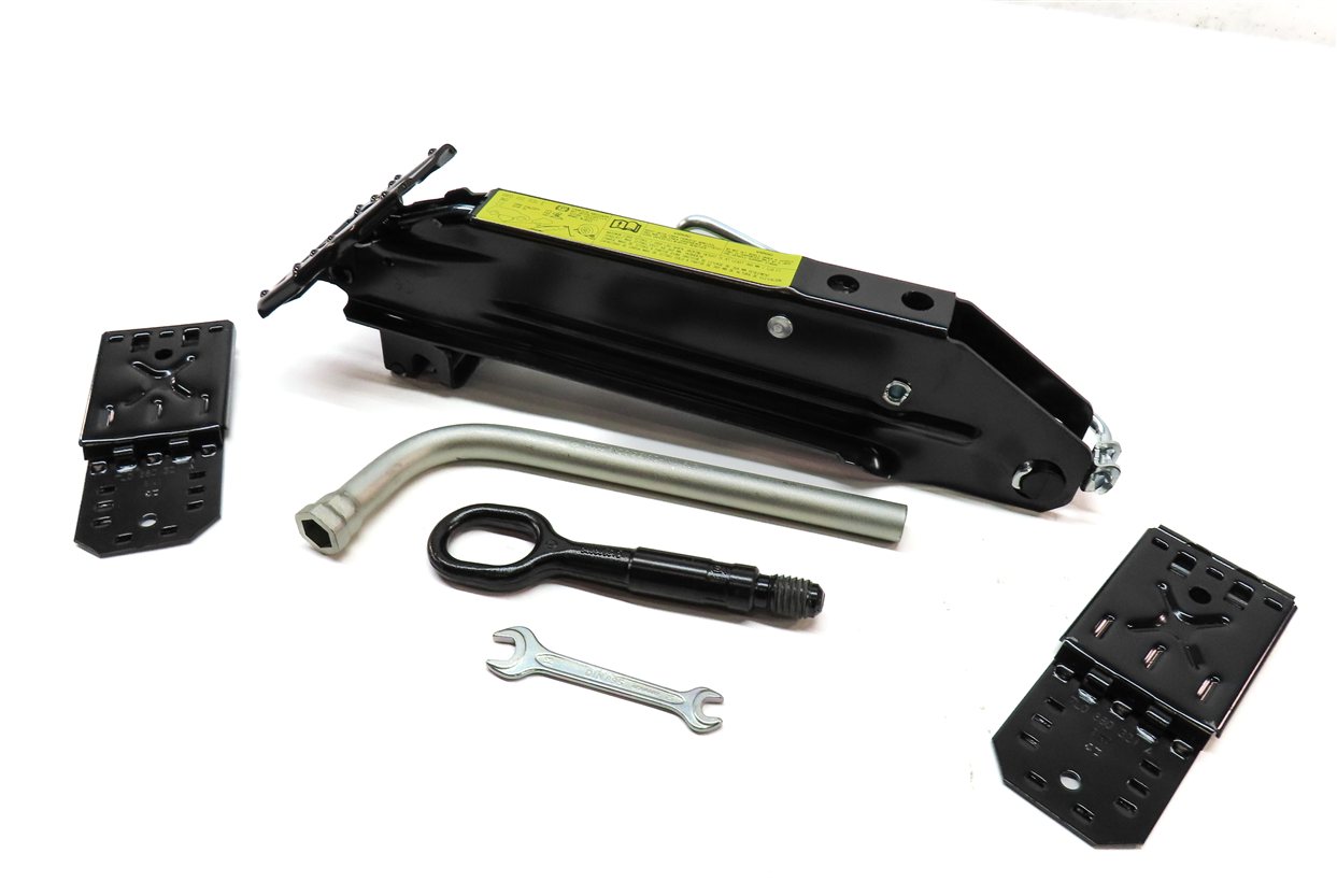 Thumbnail 1: 09-17 AUDI Q5 SQ5 Q7 (8R B8 4L) EMERGENCY SPARE TIRE CAR LIFT JACK TOOL KIT SET