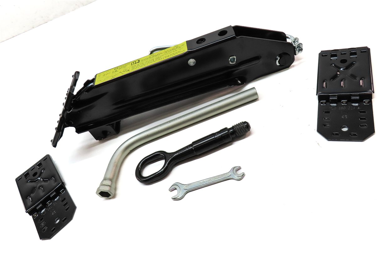 Thumbnail 3: 09-17 AUDI Q5 SQ5 Q7 (8R B8 4L) EMERGENCY SPARE TIRE CAR LIFT JACK TOOL KIT SET
