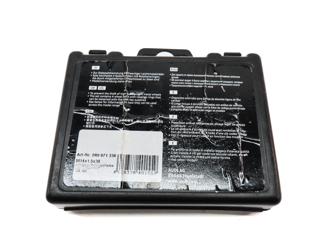 Thumbnail 5: 2014 AUDI Q5 (B8 8R) WHEEL RIM LUG KEY SET w/ CASE