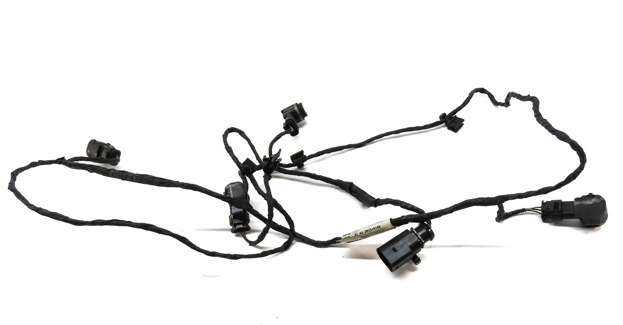 Thumbnail 2: 14 AUDI Q5 (B8 8R) FRONT PARK ASSIST PDC DISTANCE SENSOR SET/4 w/HARNESS (BLACK)