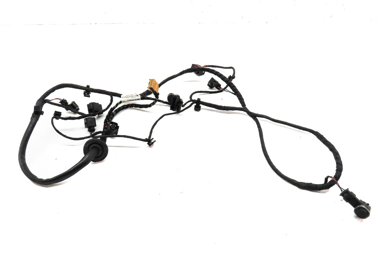 Thumbnail 2: 14 AUDI Q5 (B8 8R) REAR PARK ASSIST PDC DISTANCE SENSOR SET/4 w/HARNESS (BLACK)