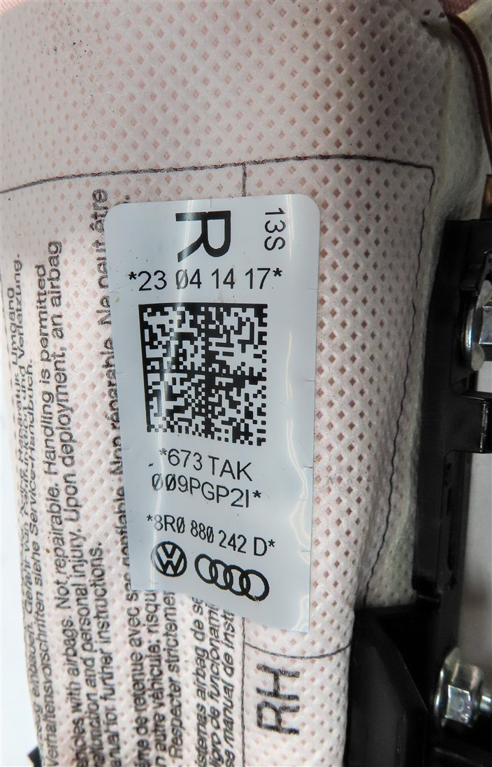 Thumbnail 5: 2013-2017 AUDI Q5 (B8 8R) FRONT RIGHT PASSENGER SEAT AIRBAG AIR BAG