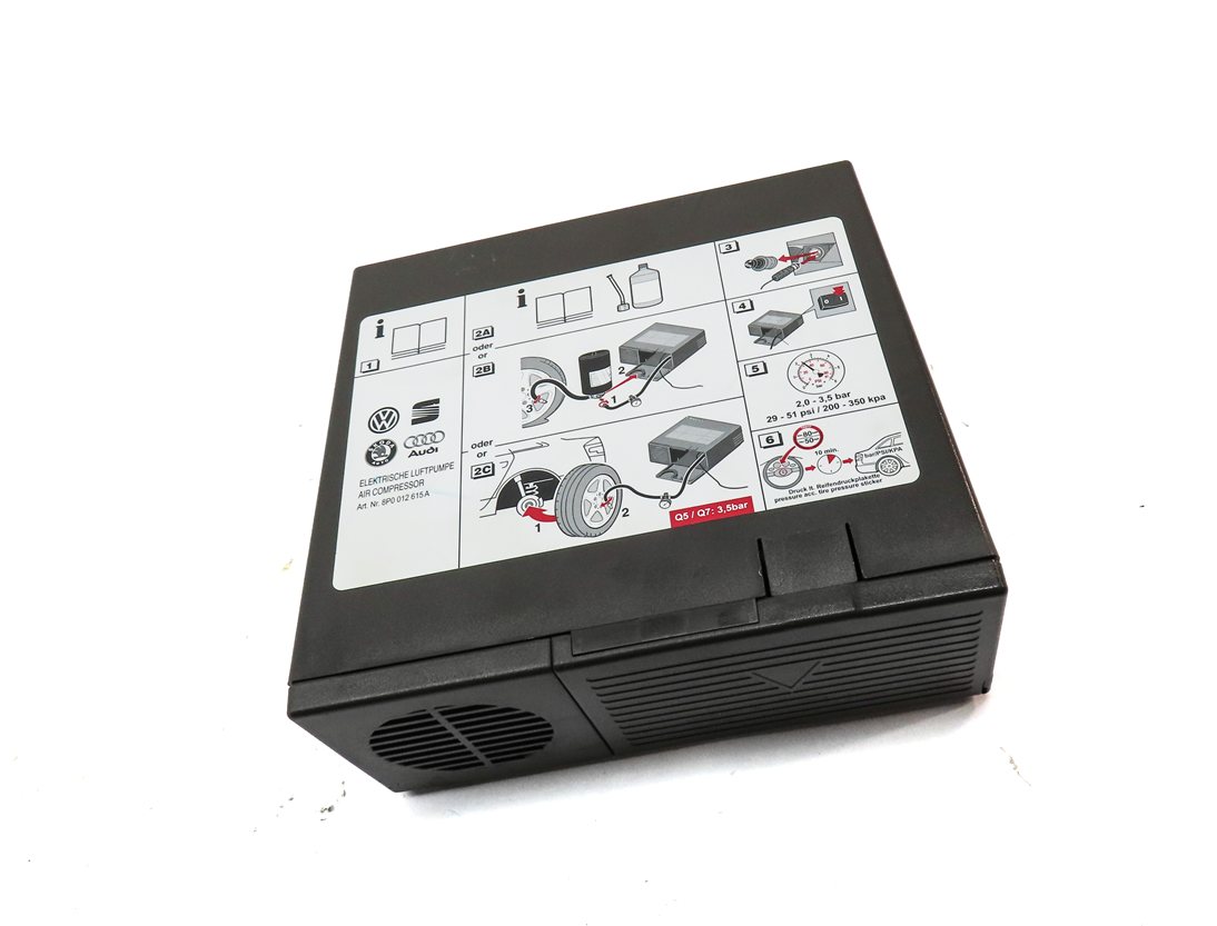 Thumbnail 3: 2014 AUDI Q5 (B8 8R) EMERGENCY ROADSIDE SPARE TIRE AIR COMPRESSOR INFLATOR