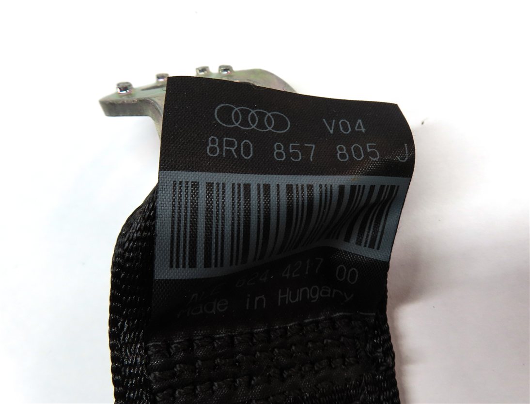 Thumbnail 6: 2014 AUDI Q5 (B8 8R) REAR LEFT SEAT BELT SEATBELT RETRACTOR (BLACK)