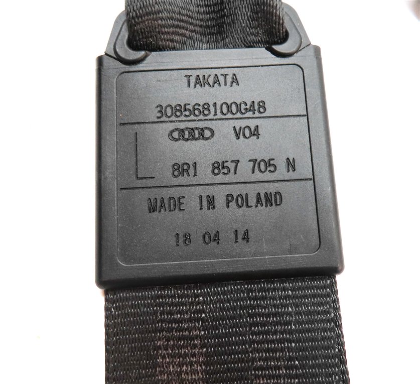 Thumbnail 6: 2009-2017 AUDI Q5 (B8 8R) FRONT LEFT DRIVER SEATBELT RETRACTOR (BLACK)