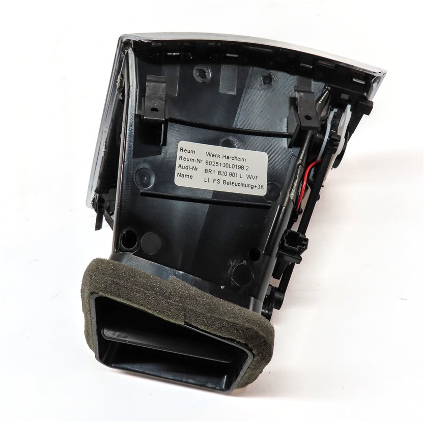 Thumbnail 5: 2014 AUDI Q5 (B8 8R) FRONT LEFT DRIVER DASH HEAT AIR AC HVAC VENT (BLACK)