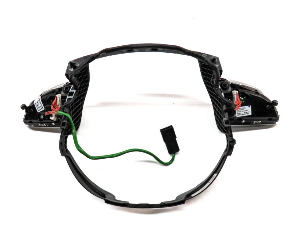 Thumbnail 5: 14 AUDI Q5 (B8 8R) STEERING WHEEL MODE AUDIO SWITCH BUTTON SET/2 w/TRIM (BLACK)