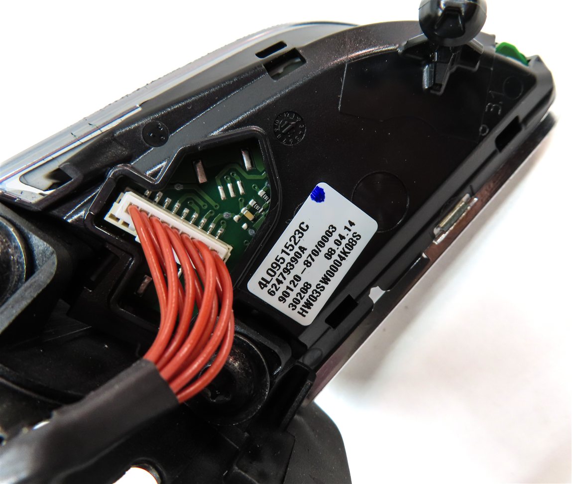 Thumbnail 6: 14 AUDI Q5 (B8 8R) STEERING WHEEL MODE AUDIO SWITCH BUTTON SET/2 w/TRIM (BLACK)