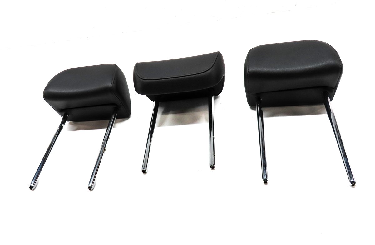 Thumbnail 2: AUDI 11-17 Q5 14-17 SQ5 (B8) REAR LEFT RIGHT CENTER HEADREST SET3 (BLACK)