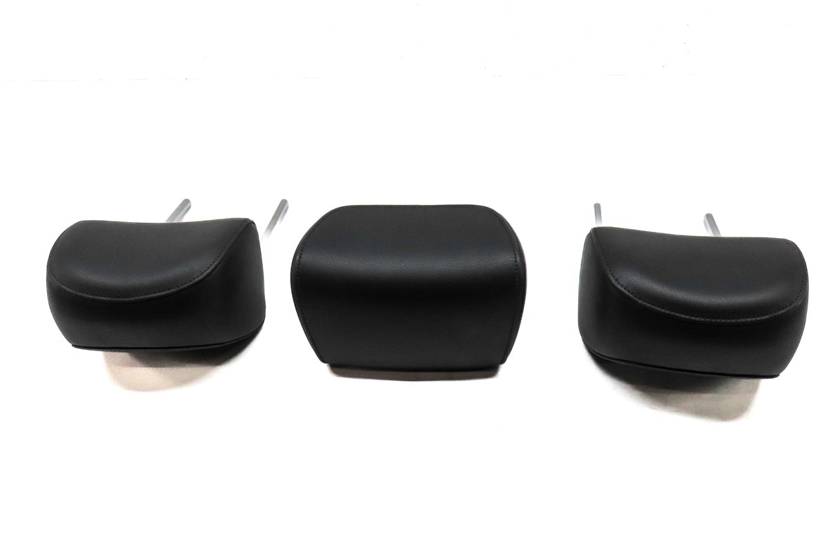 Thumbnail 4: AUDI 11-17 Q5 14-17 SQ5 (B8) REAR LEFT RIGHT CENTER HEADREST SET3 (BLACK)