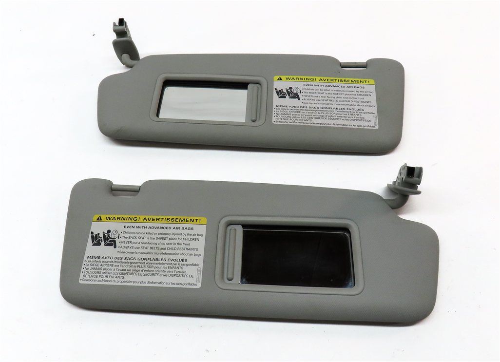 Thumbnail 4: 2013-2016 AUDI Q5 SQ5 (B8 8R) FRONT LEFT & RIGHT SUNVISOR SUN SHADE SET(GRAY)
