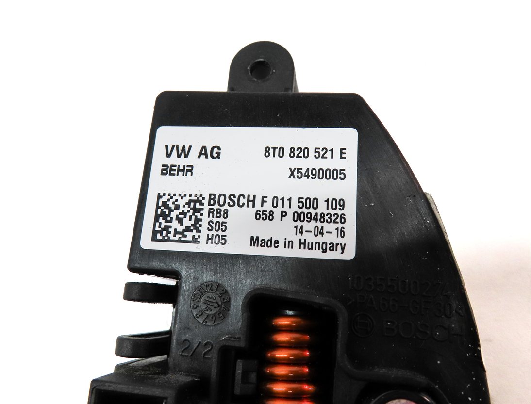 Thumbnail 4: 13-17 AUDI A4 S4 A5 S5 Q5 (B8 8K 8T 8R) FRONT HEATER A/C BLOWER MOTOR RESISTOR