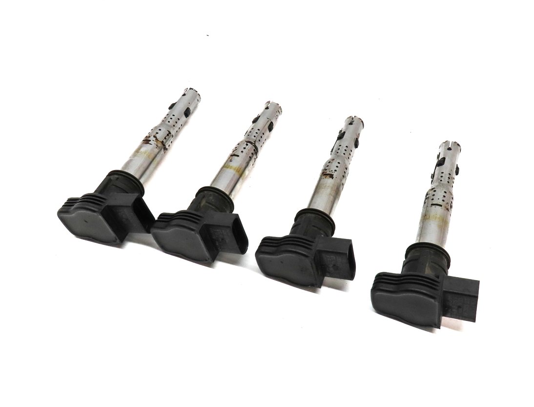 07-17 AUDI A3 A4 S4 A5 S5 A6 Q3 Q5 R8 TT BEETLE JETTA 2.0L IGNITION COIL SET 4
