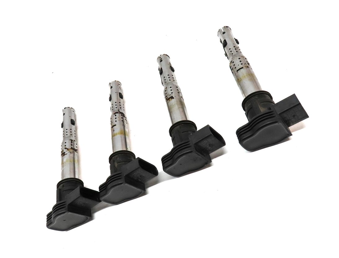 Thumbnail 3: 07-17 AUDI A3 A4 S4 A5 S5 A6 Q3 Q5 R8 TT BEETLE JETTA 2.0L IGNITION COIL SET 4
