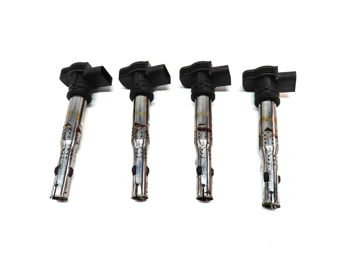 Thumbnail 4: 07-17 AUDI A3 A4 S4 A5 S5 A6 Q3 Q5 R8 TT BEETLE JETTA 2.0L IGNITION COIL SET 4