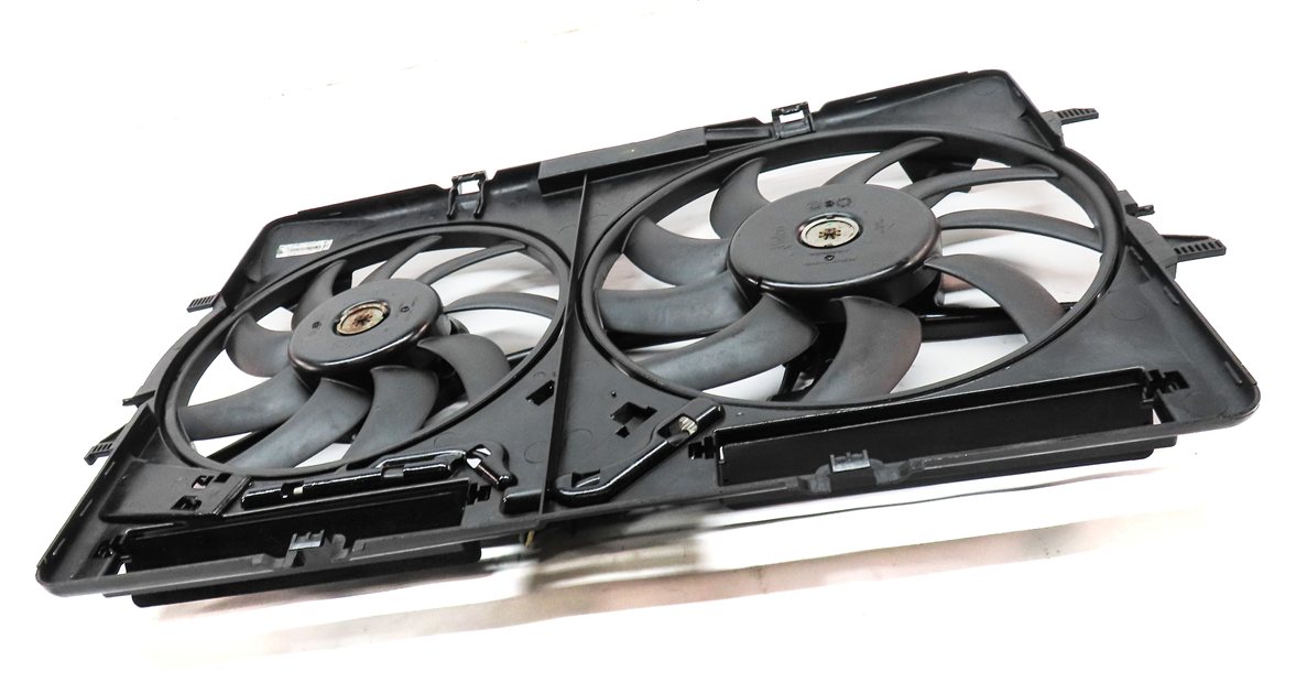 Thumbnail 3: 09-17 AUDI A4 A5 Q5 S4 (B8 8T 8R) 2.0L 3.0L 3.2L RADIATOR COOLING FAN w/ SHROUD