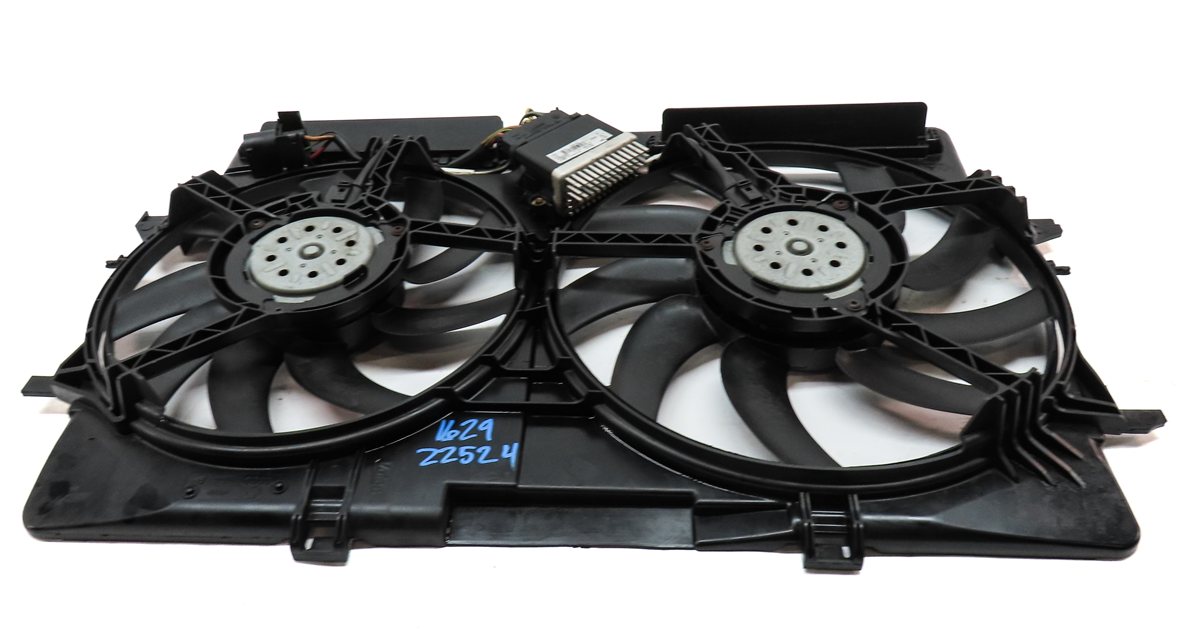 Thumbnail 6: 09-17 AUDI A4 A5 Q5 S4 (B8 8T 8R) 2.0L 3.0L 3.2L RADIATOR COOLING FAN w/ SHROUD