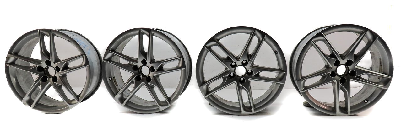 Thumbnail 2: 2013-2017 AUDI Q5 (B8 8R) 19x8 ALUMINUM ALLOY 5-SPLIT SPOKE WHEEL RIM SET/4