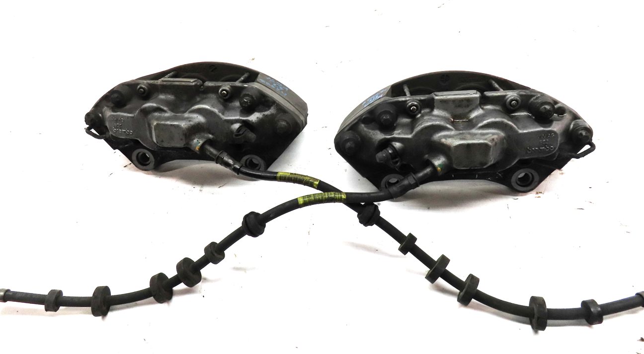 Thumbnail 4: 13-17 AUDI Q5 (B8 8R) FRONT LEFT & RIGHT BRAKE CALIPER SET (BREMBO 320mm ROTOR)