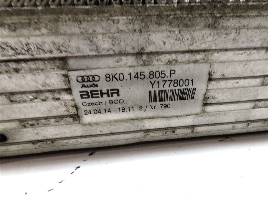 Thumbnail 7: 2008-2017 AUDI A4 A5 A6 Q5 (B8 C7 8K 8T 8R) 2.0L TURBO ENGINE INTERCOOLER