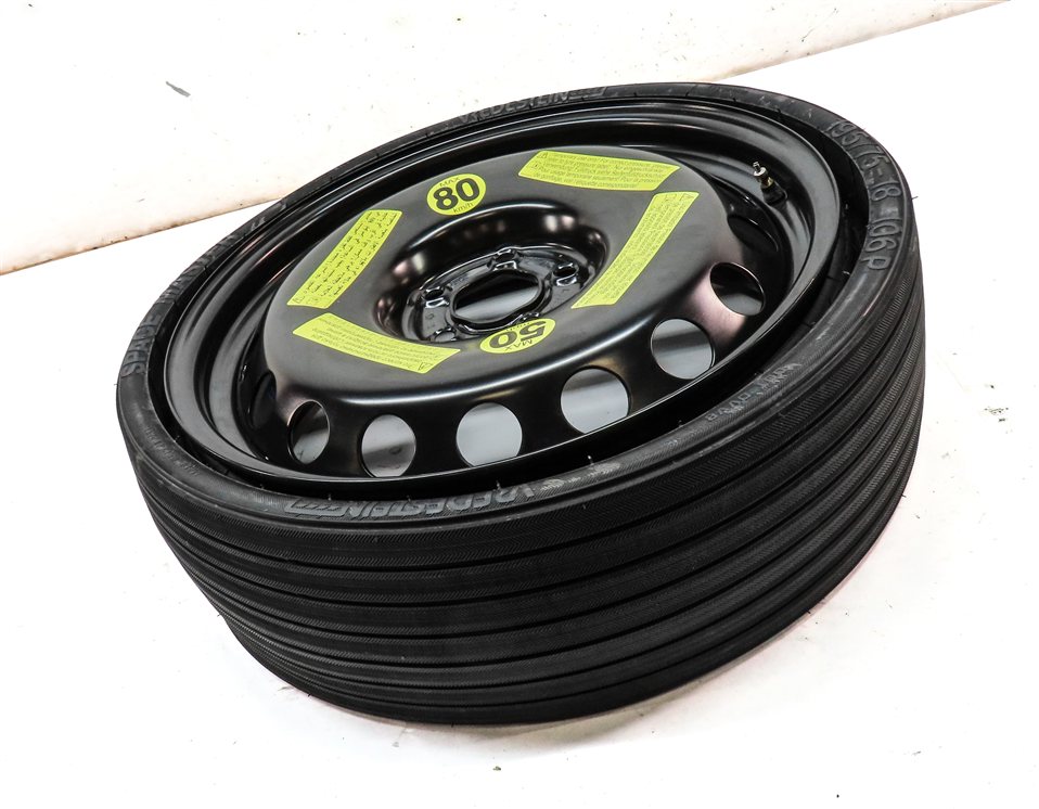 Thumbnail 3: 2009-2017 AUDI Q5 (B8 8R) 18x6 COLLAPSIBLE SPARE TIRE WHEEL RIM