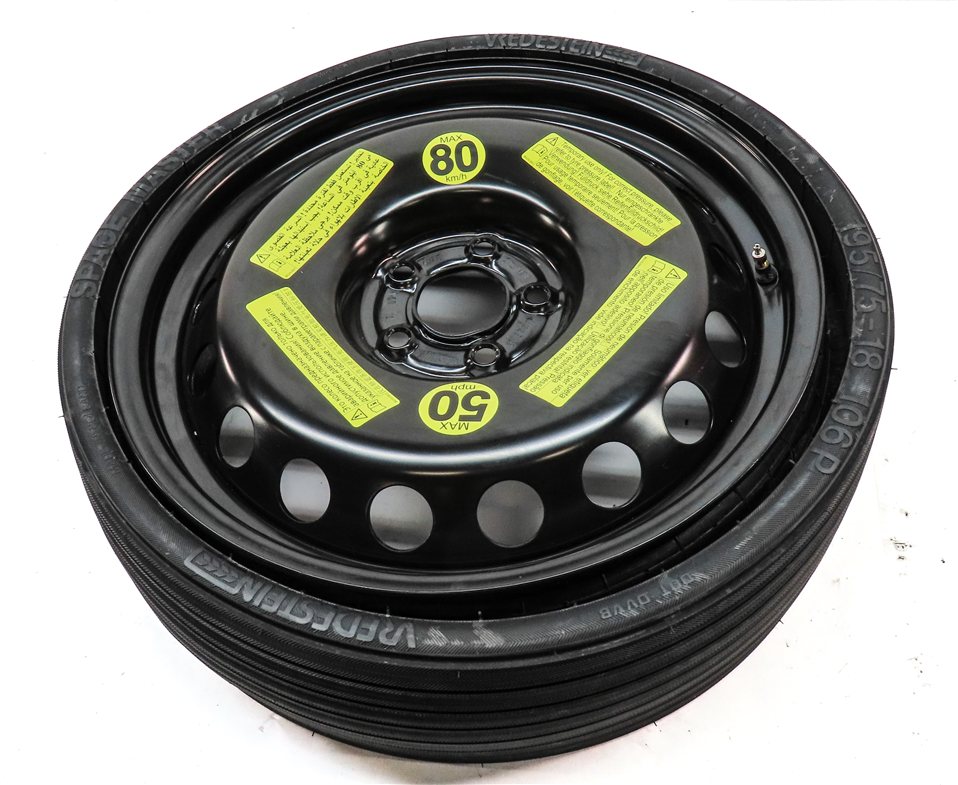 Thumbnail 5: 2009-2017 AUDI Q5 (B8 8R) 18x6 COLLAPSIBLE SPARE TIRE WHEEL RIM