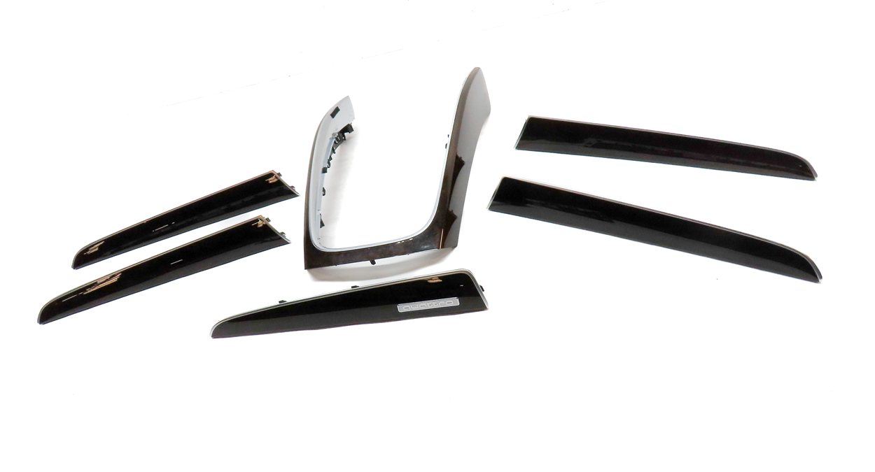 Thumbnail 2: 2014 AUDI Q5 (B8 8R) INTERIOR FRONT REAR DOOR DASH CONSOLE TRIM SET/6 (WALNUT)