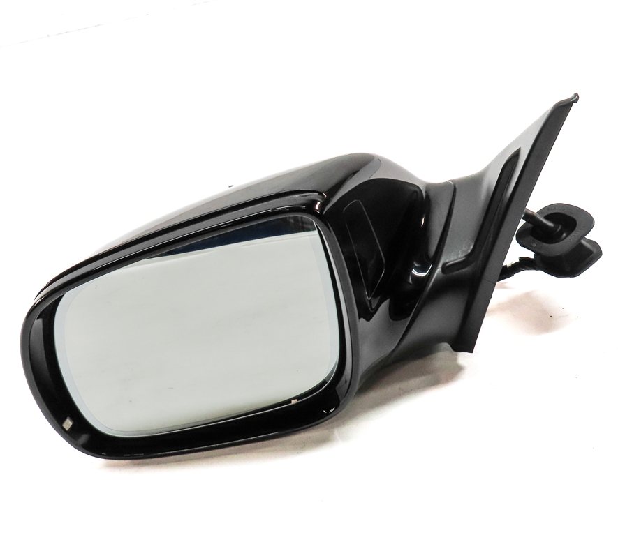 09-14 AUDI Q5 (8R) LEFT P-FOLD HEAT AUTODIM MEMORY DOOR MIRROR w/ LIGHT (BLACK)