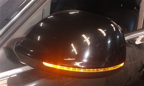 Thumbnail 10: 09-14 AUDI Q5 (8R) LEFT P-FOLD HEAT AUTODIM MEMORY DOOR MIRROR w/ LIGHT (BLACK)