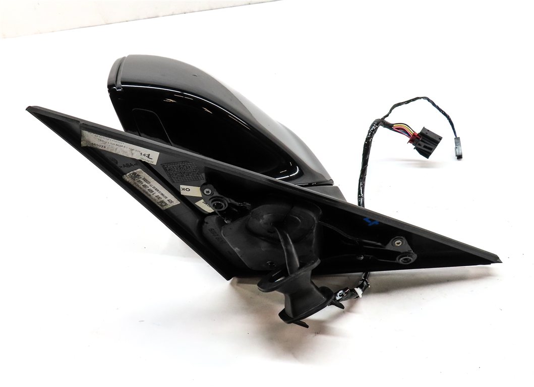 Thumbnail 4: 09-14 AUDI Q5 (8R) LEFT P-FOLD HEAT AUTODIM MEMORY DOOR MIRROR w/ LIGHT (BLACK)