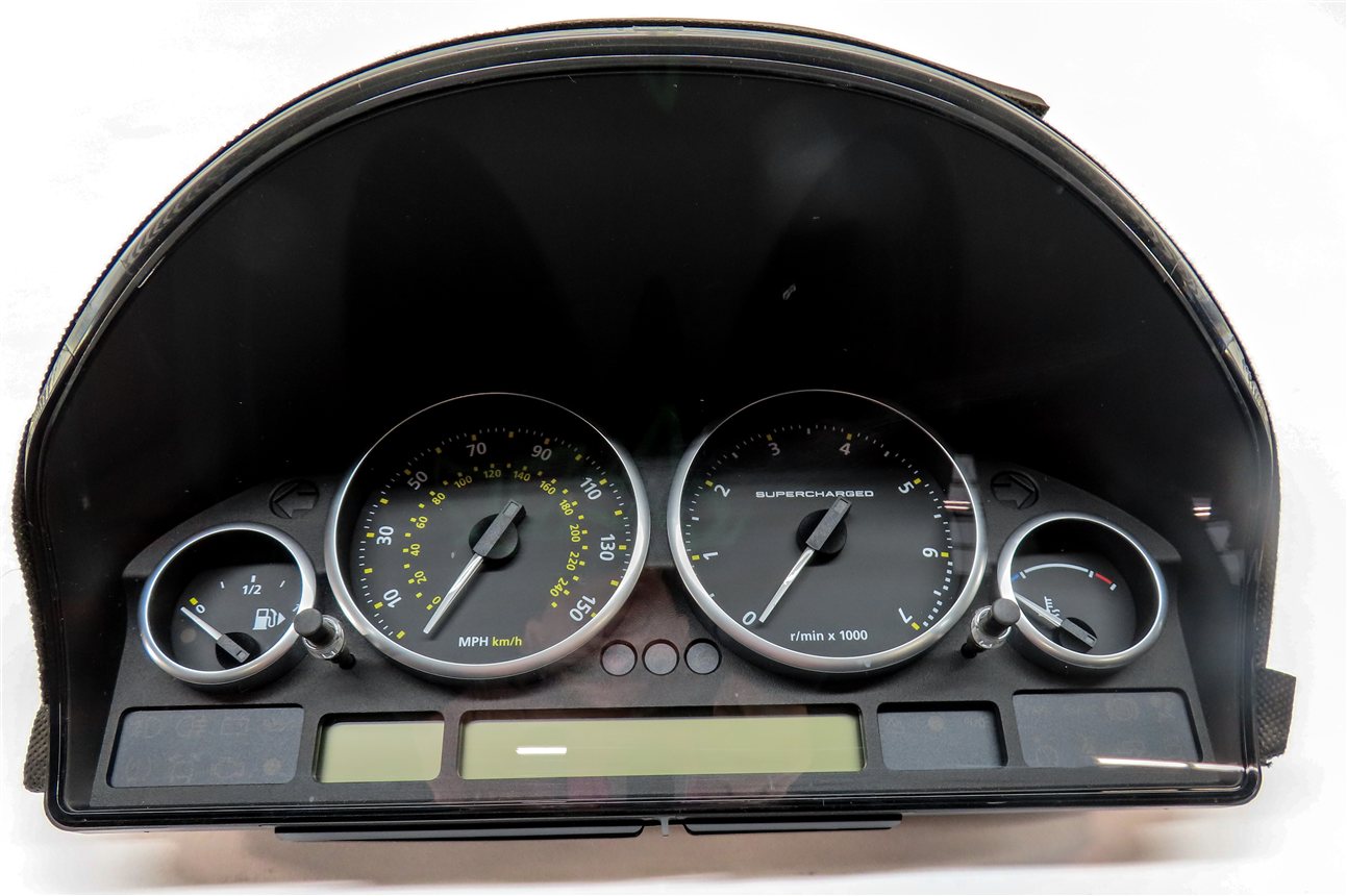 Thumbnail 3: 07 RANGE ROVER L322 4.2L SUPER SPEEDOMETER ECM IMMOBILIZER MODULE KEY SET (194k)