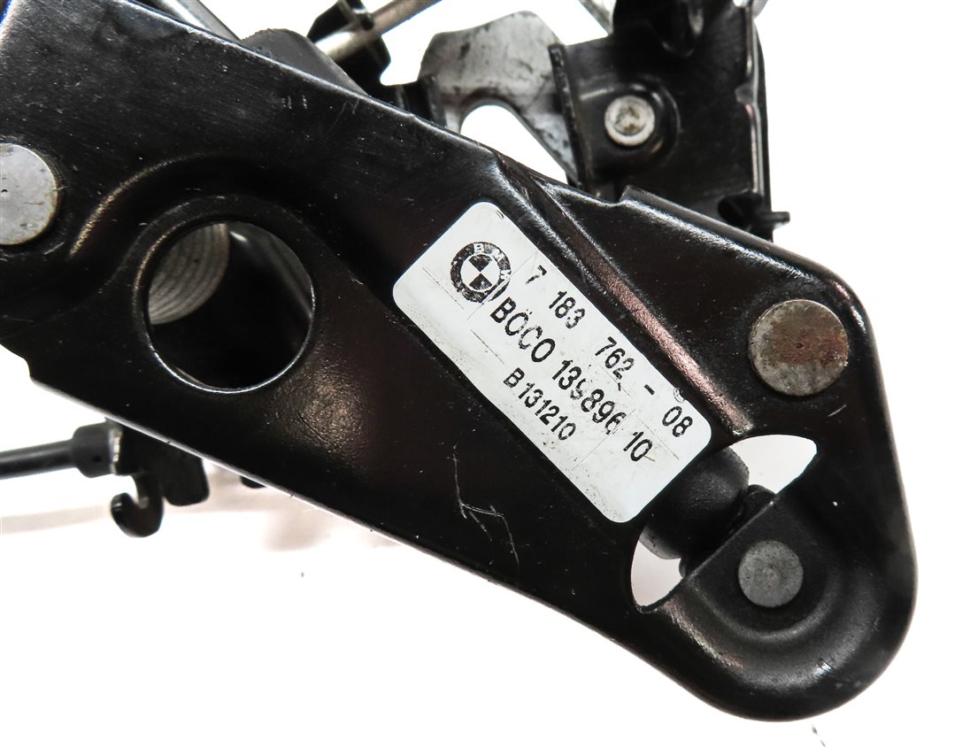 Thumbnail 10: 11 BMW 535XiGT (F07) FRONT HOOD BONNET LID LEFT & RIGHT LOCK LATCH SET/2 w/CABLE