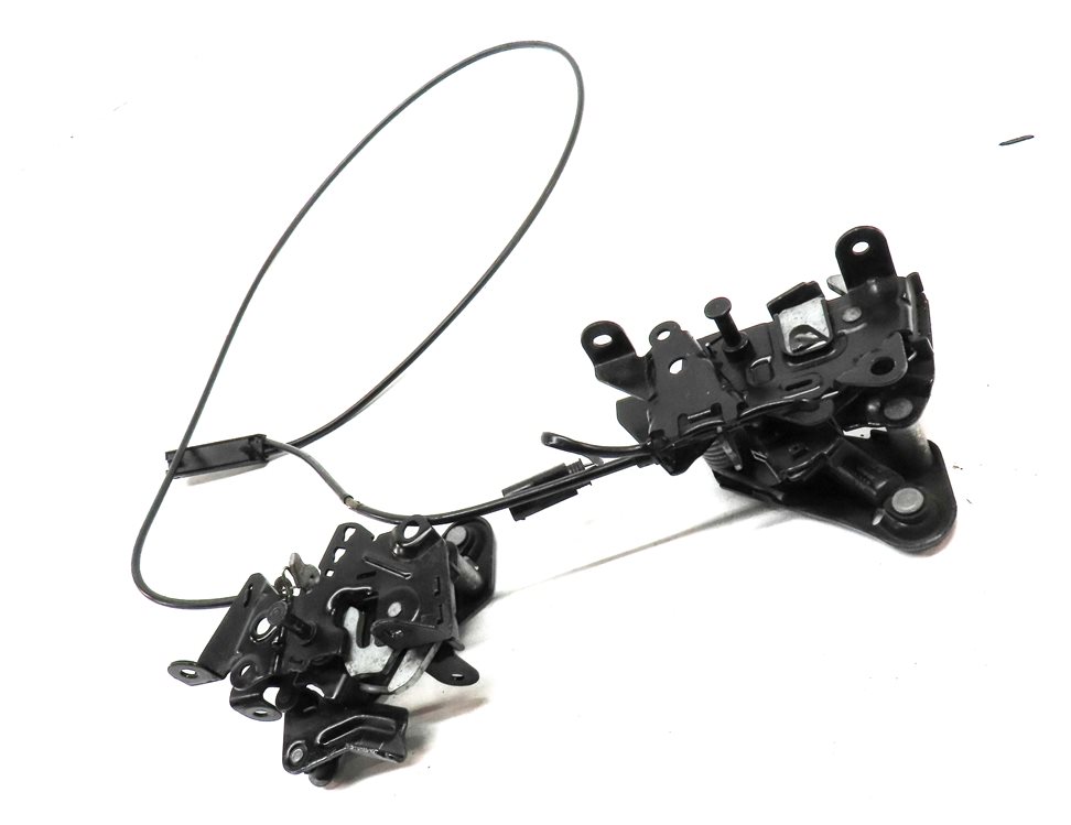 Thumbnail 3: 11 BMW 535XiGT (F07) FRONT HOOD BONNET LID LEFT & RIGHT LOCK LATCH SET/2 w/CABLE