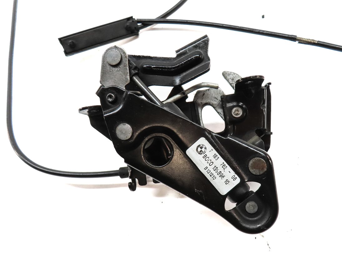 Thumbnail 9: 11 BMW 535XiGT (F07) FRONT HOOD BONNET LID LEFT & RIGHT LOCK LATCH SET/2 w/CABLE