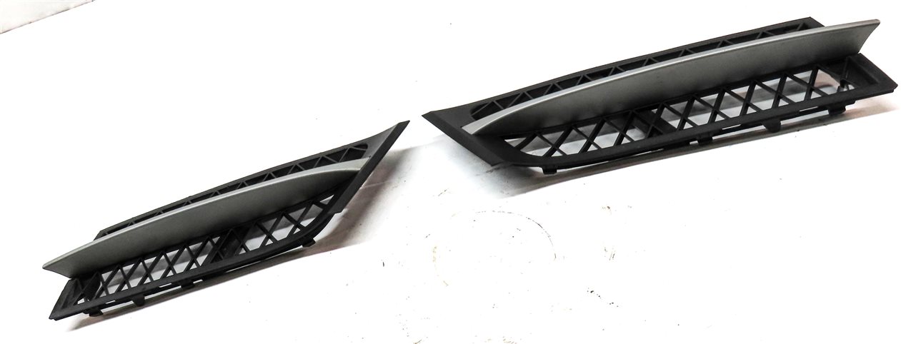 Thumbnail 3: 2010-2013 BMW 535iGT 550iGT (F07) FRONT LEFT & RIGHT BUMPER GRILLE TRIM SET-2