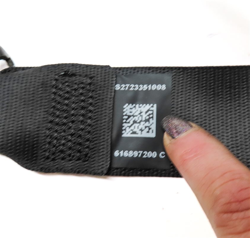 Thumbnail 5: 10-17 BMW 535iGT 550iGT (F07) RIGHT FRONT PASSENGER SEATBELT RETRACTOR (BLACK)