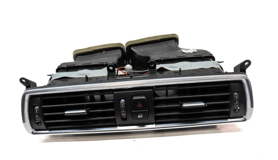 Thumbnail 2: 2011 BMW 535XiGT (F07) FRONT CENTER DASH HEAT AIR AC DUAL VENT w/HAZARD (BLACK)