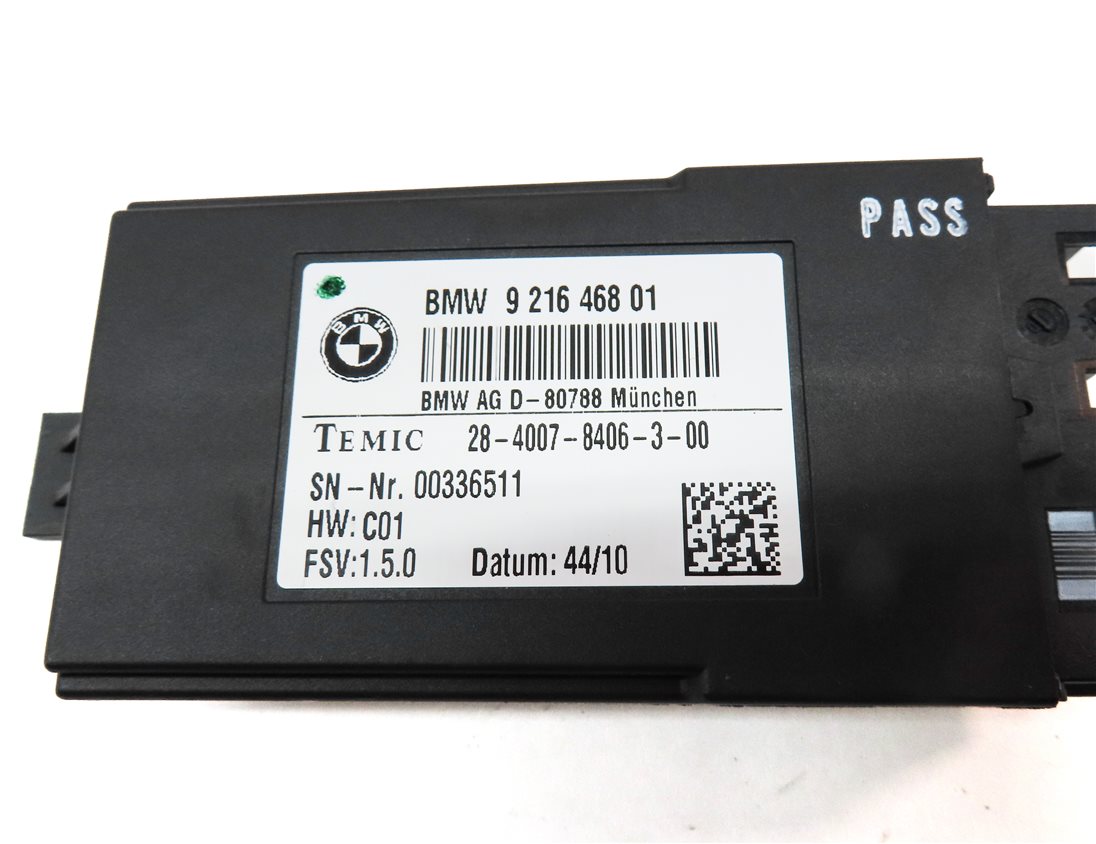 Thumbnail 4: 10-19 328i 330i 335i 530i 535i 550i 740i 750i 760i REAR HEATED SEAT MODULE