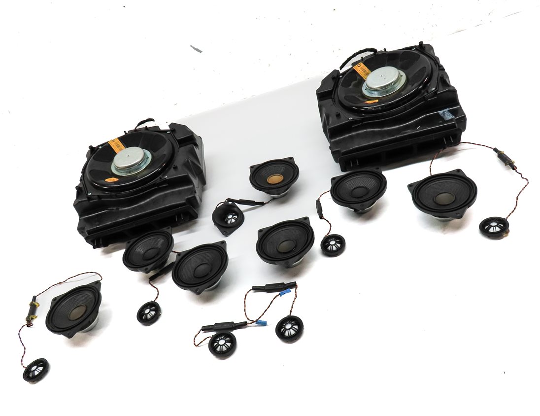 Thumbnail 22: 2011 BMW 535XiGT (F07) RADIO STEREO AUDO SOUND SYSTEM SPEAKER SUBWOOFER SET/16