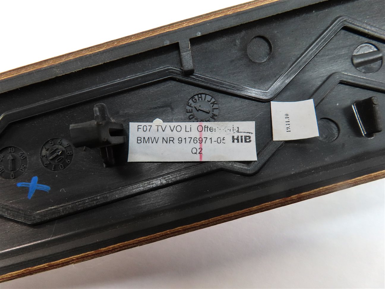 Thumbnail 19: 2011 BMW 535XiGT (F07) INTERIOR DASH DOOR CONSOLE TRIM SET/8 (FINELINE)