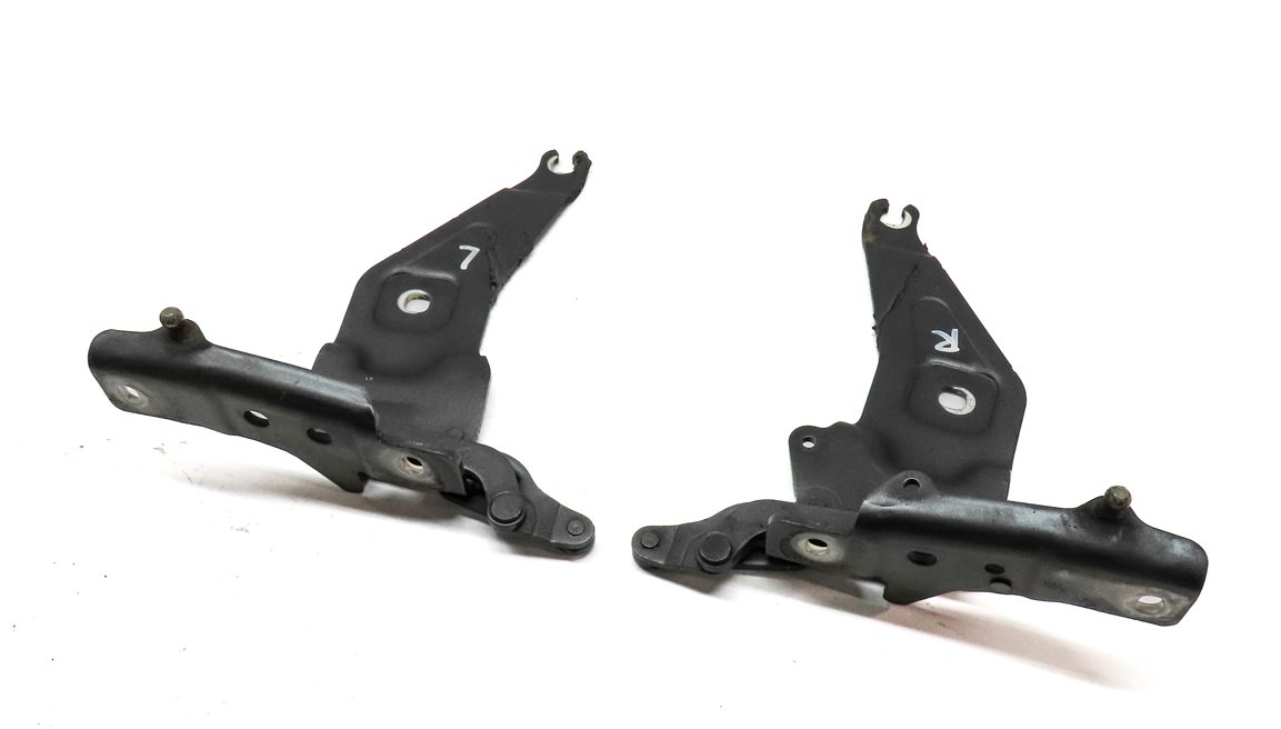 Thumbnail 1: 2007-2014 BMW X5 X6 X6M (E70 E71) FRONT HOOD LID HINGE SET/2 (Grey)