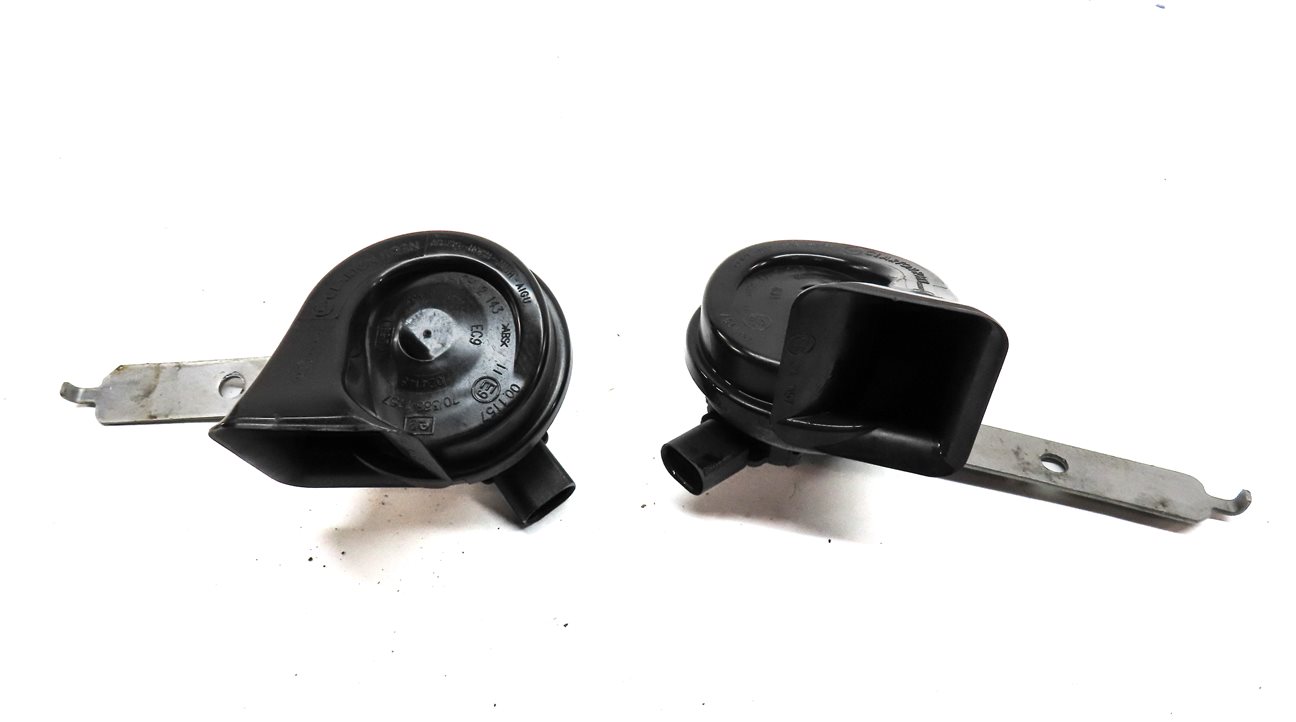 Thumbnail 2: 2010-2014 BMW X5 X6 (E70 E71) HIGH & LOW TONE SAFETY HORN SET-2
