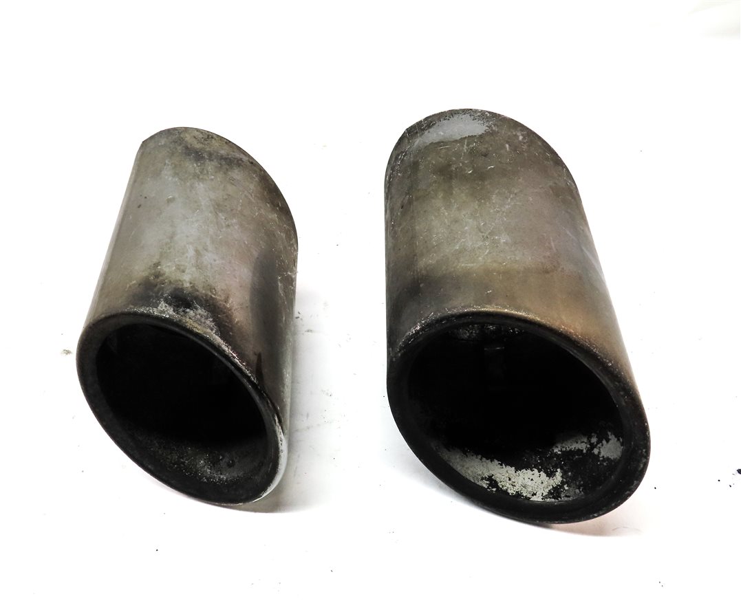 Thumbnail 2: 2011-2013 BMW X5 (E70) 3.0L N55 LEFT & RIGHT MUFFLER EXHAUST TIP TRIM SET 2