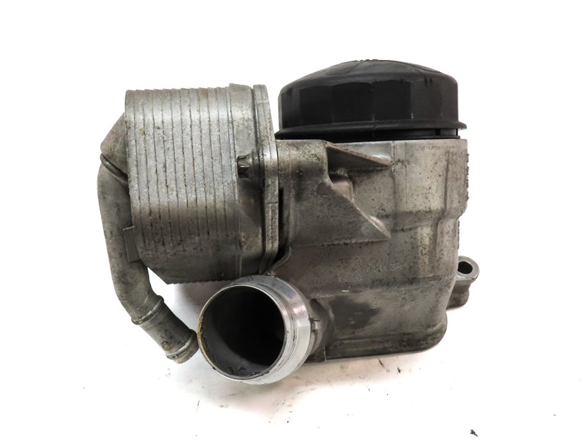 Thumbnail 4: 2012 BMW X5 (E70) 3.0T (N55) ENGINE OIL FILTER HOUSING w/ OIL COOLER w/ CAP